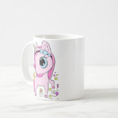 私のお気に入りのユニコーン コーヒーマグカップ (正面左)