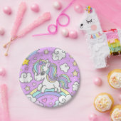 私のお気に入りのユニコーン ペーパープレート (パーティー)