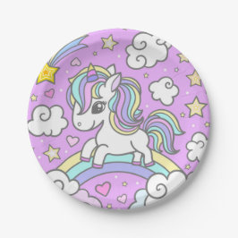 私のお気に入りのユニコーン ペーパープレート