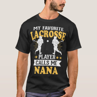 私のお気に入りのラクロス選手はNanaと呼ぶ Tシャツ