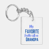 私のお気に入りの人々はおじいちゃんと呼ばれる キーホルダー (正面左)