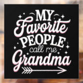 私のお気に入りの人々はおばあちゃんの母の日と呼ばれる ウィンドウサイン (シート2)