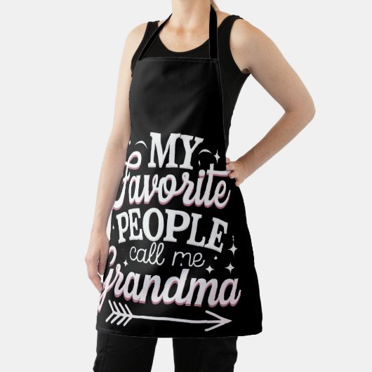 私のお気に入りの人々はおばあちゃんの母の日と呼ばれる エプロン (インサイチュ)