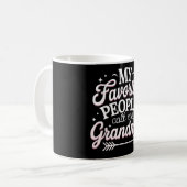 私のお気に入りの人々はおばあちゃんの母の日と呼ばれる コーヒーマグカップ (正面左)