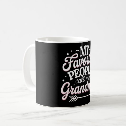 私のお気に入りの人々はおばあちゃんの母の日と呼ばれる コーヒーマグカップ (正面左)