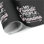 私のお気に入りの人々はおばあちゃんの母の日と呼ばれる ラッピングペーパー (ロールコーナー)