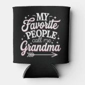 私のお気に入りの人々はおばあちゃんの母の日と呼ばれる 缶クーラー (正面)