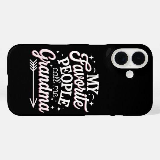 私のお気に入りの人々はおばあちゃんの母の日と呼ばれる Case-Mate iPhoneケース (裏面 (横))