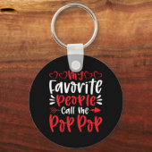 私のお気に入りの人々はポポップと呼ぶ キーホルダー (正面)