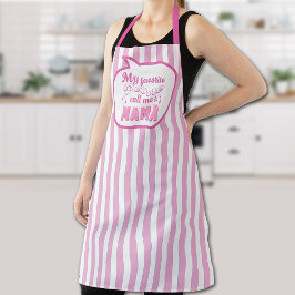 私のお気に入りの人々はママ母ピンクと呼ぶ エプロン