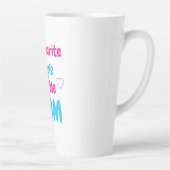 私のお気に入りの人々は母と呼ぶ カフェラテマグ (右)