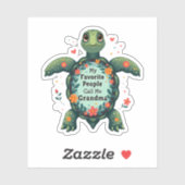 私のお気に入りの人々は私をおばあちゃん亀と呼ぶ – 祖父 シール (シート)