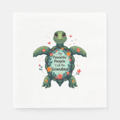 私のお気に入りの人々は私をおばあちゃん亀と呼ぶ – 祖父 スタンダードランチョンナプキン (正面)