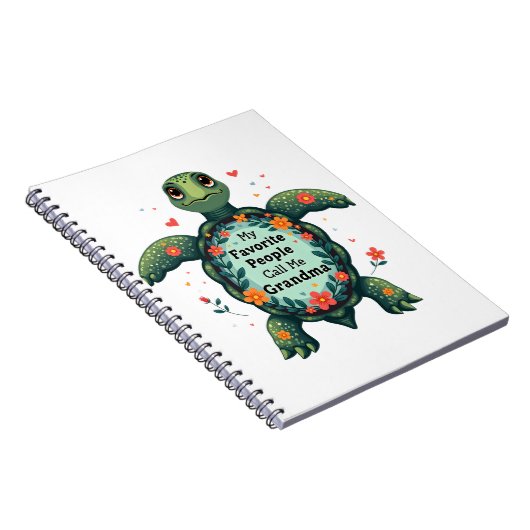 私のお気に入りの人々は私をおばあちゃん亀と呼ぶ – 祖父 ノートブック (右側)