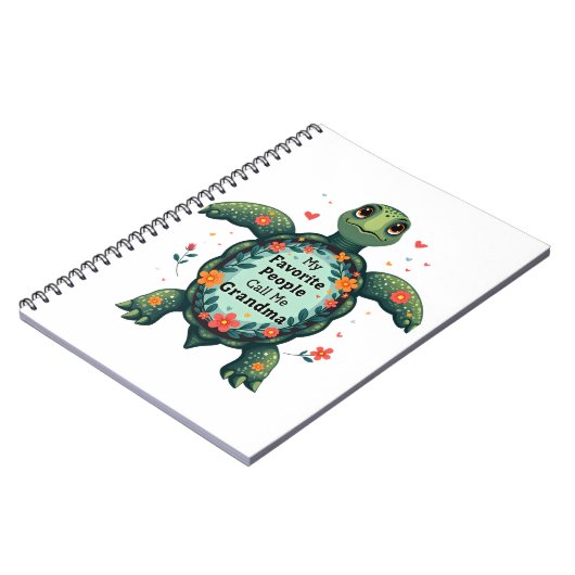 私のお気に入りの人々は私をおばあちゃん亀と呼ぶ – 祖父 ノートブック (左側)