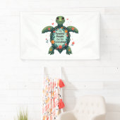 私のお気に入りの人々は私をおばあちゃん亀と呼ぶ – 祖父 横断幕 (インサイチュ)