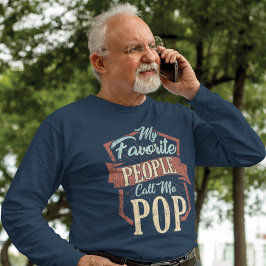 私のお気に入りの人々は私をおもしろいポップ・アートのパパ Tシャツ