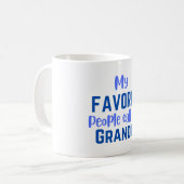 私のお気に入りの人々は私をグランドパコーヒーマグと呼ぶ コーヒーマグカップ (正面左)