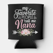 私のお気に入りの人々は私をナナマザーズ・デイ・フローラと呼ぶ 缶クーラー (正面)