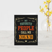 私のお気に入りの人々は私をノンノ父と呼ぶ。 カード (黄色い花)
