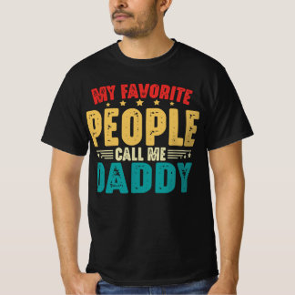 私のお気に入りの人々は私をパパ父の日パパと呼ぶ Tシャツ