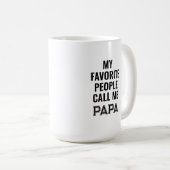 私のお気に入りの人々は私をパマグカップと呼ぶ コーヒーマグカップ (正面右)