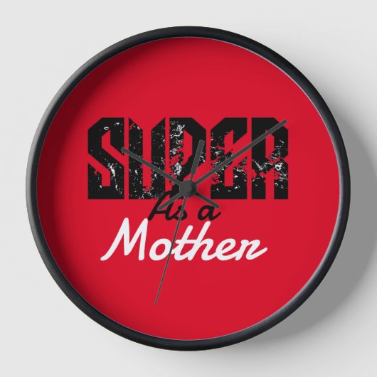 私のお気に入りの人々は私をママと呼び、パーソナライズ 壁時計 (正面)