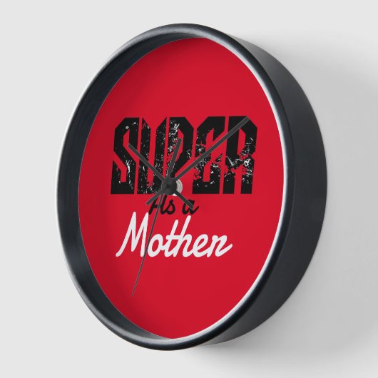私のお気に入りの人々は私をママと呼び、パーソナライズ 壁時計 (傾斜)