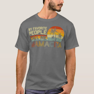 私のお気に入りの人々は私をママチタヴィンテージレトロと呼ぶ Tシャツ