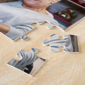 私のお気に入りの人々は私を呼ぶ|4家族の写真コラージュ ジグソーパズル (側面)