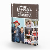 私のお気に入りの人々は私を呼ぶ|4家族の写真コラージュ フォトブロック (右)