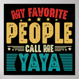 私のお気に入りの人々は私を屋谷ヴィンテージママと呼ぶ ポスター