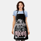 私のお気に入りの人々は私を母の日のフローラと呼ぶ エプロン (着用した状態)