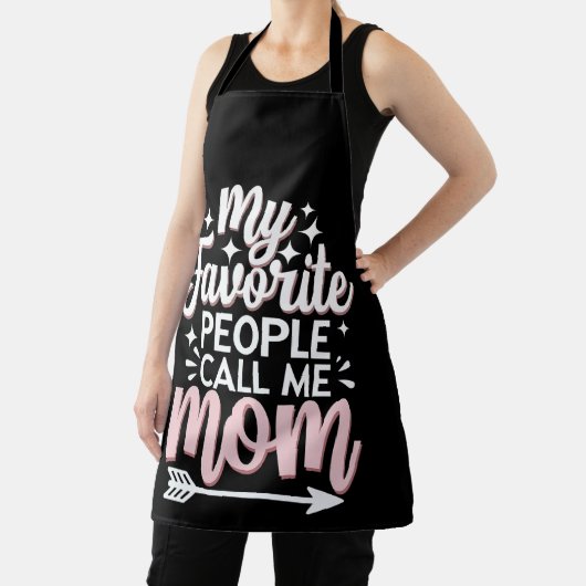 私のお気に入りの人々は私を母の日のフローラと呼ぶ エプロン (インサイチュ)