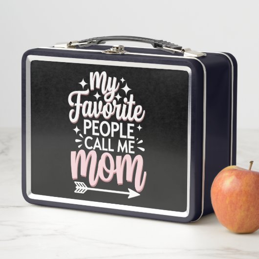 私のお気に入りの人々は私を母の日のフローラと呼ぶ メタルランチボックス (インサイチュ)