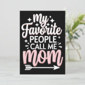 私のお気に入りの人々は私を母の日のフローラと呼ぶ 招待状 (スタンド正面)