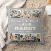 私のお気に入りの人々は私を父の日と呼ぶ クッション (ブランケット)