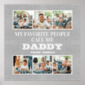 私のお気に入りの人々は私を父の日と呼ぶ ポスター (正面)