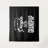 私のお気に入りの人々は私を祖父と呼ぶ タペストリー (正面)