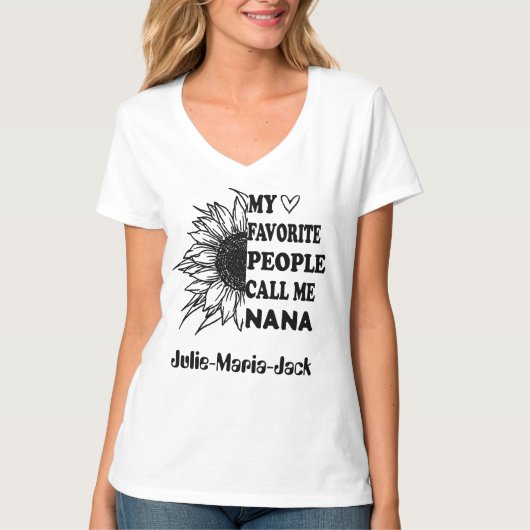 私のお気に入りの人々は私をMawmaw Queenie Oma Tutuと呼ぶ Tシャツ (正面)