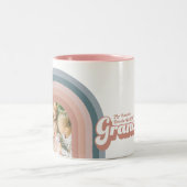 私のお気に入りの人々は私をRainbow Photoと呼ぶ ツートーンマグカップ (中央)