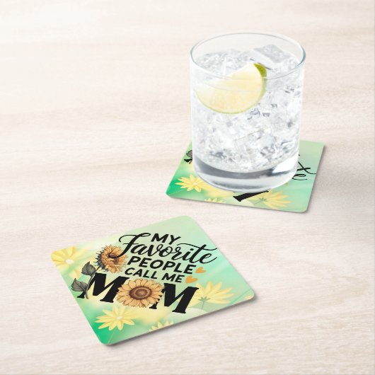 私のお気に入りの人々はMom-56392と呼ぶ ペーパーコースター (インサイチュ)