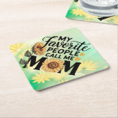 私のお気に入りの人々はMom-56392と呼ぶ ペーパーコースター (アングル)