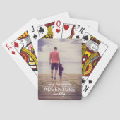 私のお気に入りの冒険バディ写真父の日 トランプ (裏面)