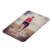 私のお気に入りの冒険バディ写真父の日 マグネット (左側)