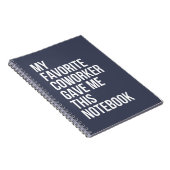 私のお気に入りの同僚与えは、このノート ノートブック (右側)