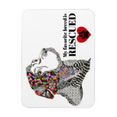 私のお気に入りの品種は保護養子磁石3"x4"である マグネット (縦)