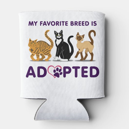 私のお気に入りの品種は猫だ 缶クーラー (裏面)