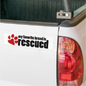 私のお気に入りの品種 バンパーステッカー (トラック上)