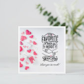 私のお気に入りの場所はあなたのハグバレンタインの中 シーズンカード (スタンド正面)